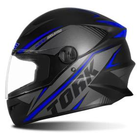 Capacete Pro Tork R8 Preto e Azul
